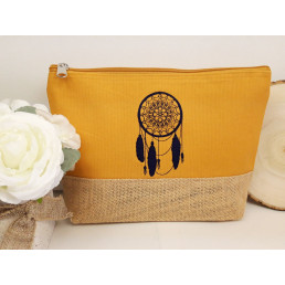 Trousse en coton et jute...