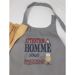 Tablier de cuisine brodé