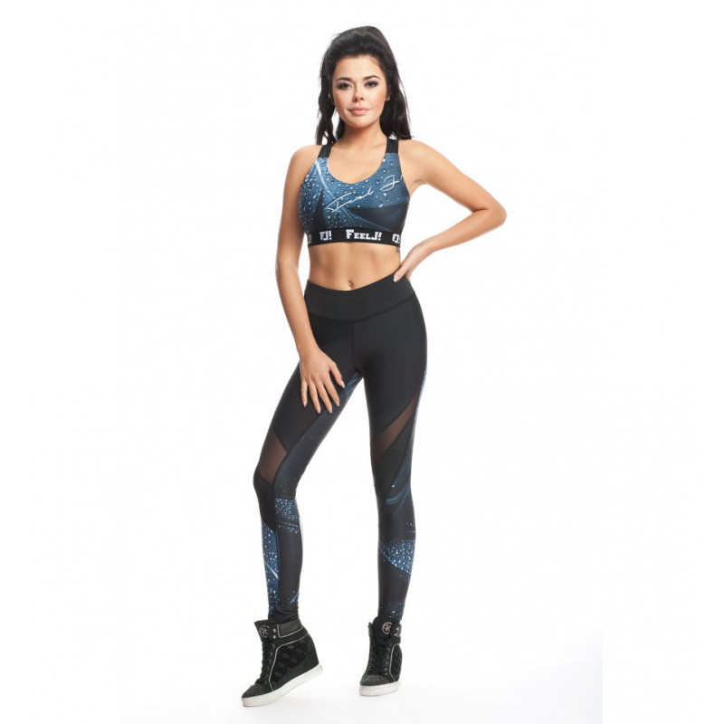 LEGGING BLACK FEATHER