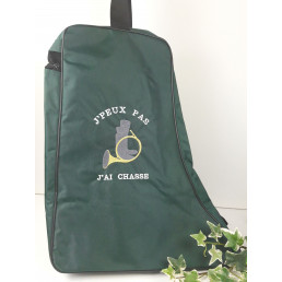 Sac à bottes brodé
