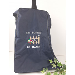 Sac à bottes brodé