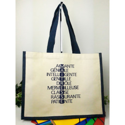 Sac cabas brodé (cadeau de...