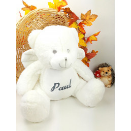 Grande peluche "Ange" brodée