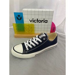 VICTORIA toile noir tige basse