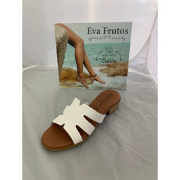 EVA FRUTOS  mule blanche femme
