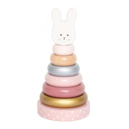 Jeu d'anneaux en bois à...