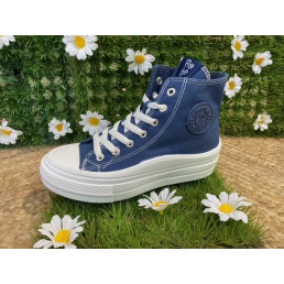 Basket en toile bleu Refresh 