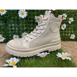 Basket en toile  beige...