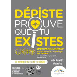 Dépiste, prouve que tu...