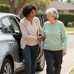 Accompagnement aux courses,...