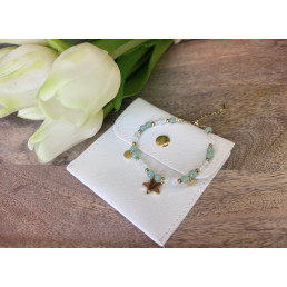Bracelet Aventurine Verte &...