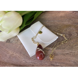     Collier Jaspe Rouge...