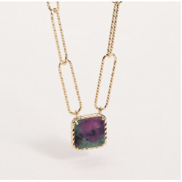 Collier Kiara Plaqué or